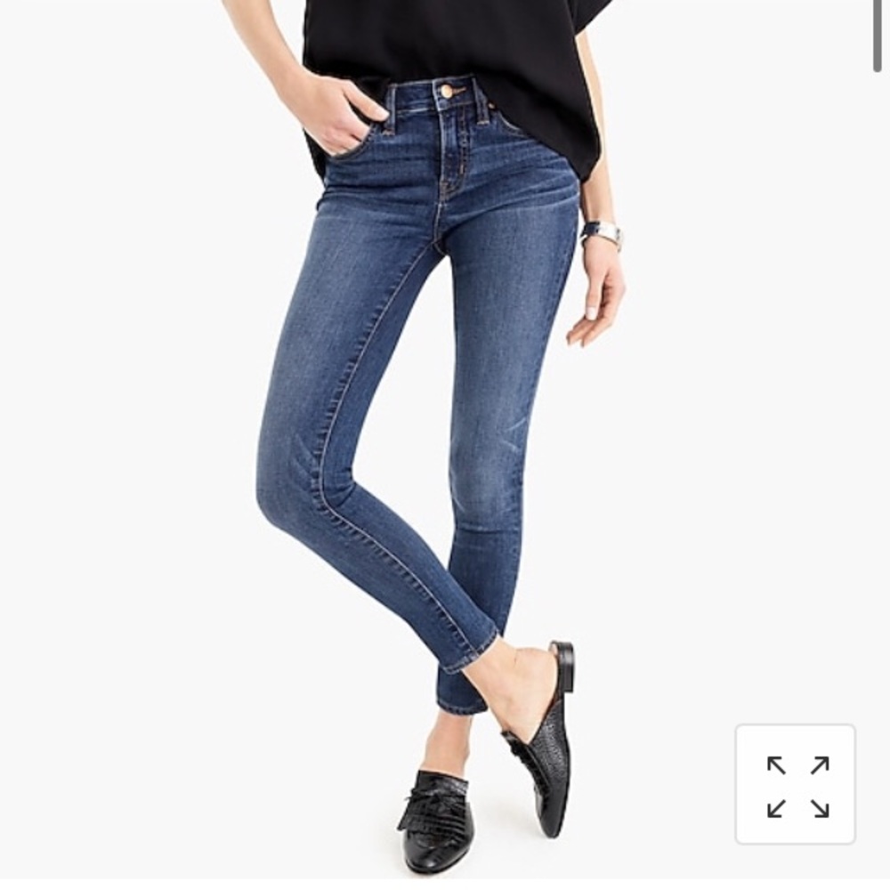 NWOT J. Crew Dark Wash Skinny Jeans - 8” Toothpick